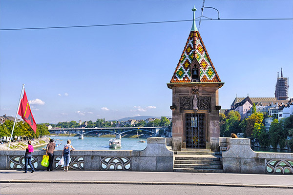 Rheinbrücke in Basel, Schweiz